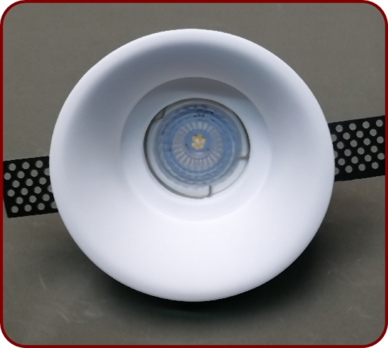 Faretto in gesso da incasso Filomuro CONICO 007 Per Lamp. LED