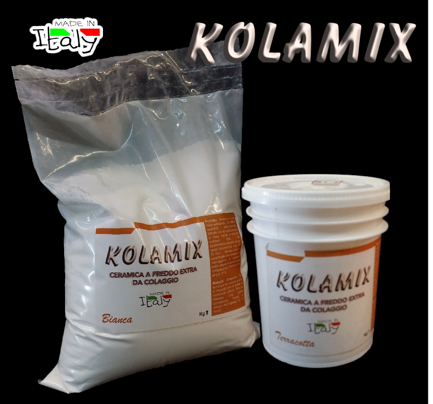 Kolamix Polvere per ceramica a freddo