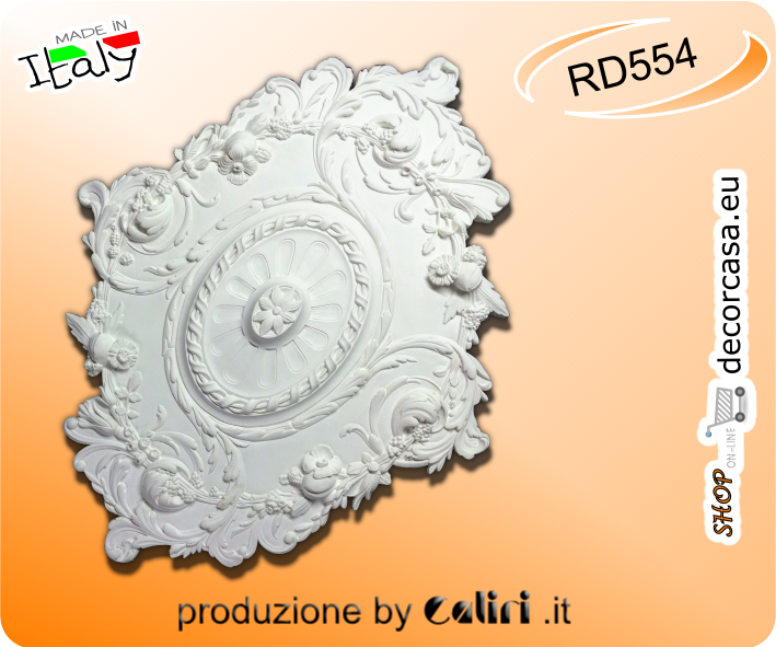 RD554 Rosone a Rombo Decorato cm 60x74