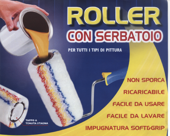 Roller (Rullo) con Serbatoio : Shop online, decorcasa.eu Veste la tua  Casa,, Cerca il prodotto giusto per i tuoi lavori importanti